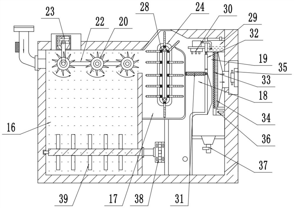 Cleaning and drying device for chrysanthemum tea processing