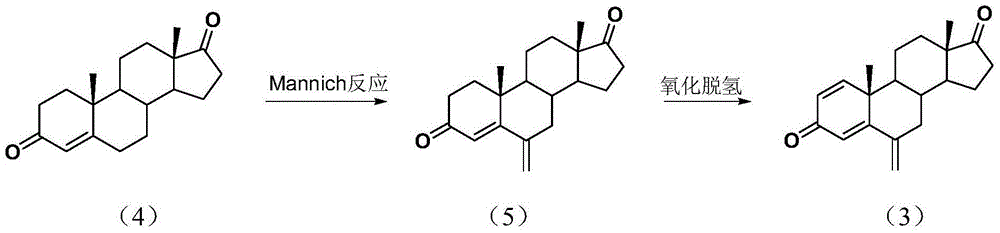 Exemestane intermediate oxime compound, and preparation method and application thereof