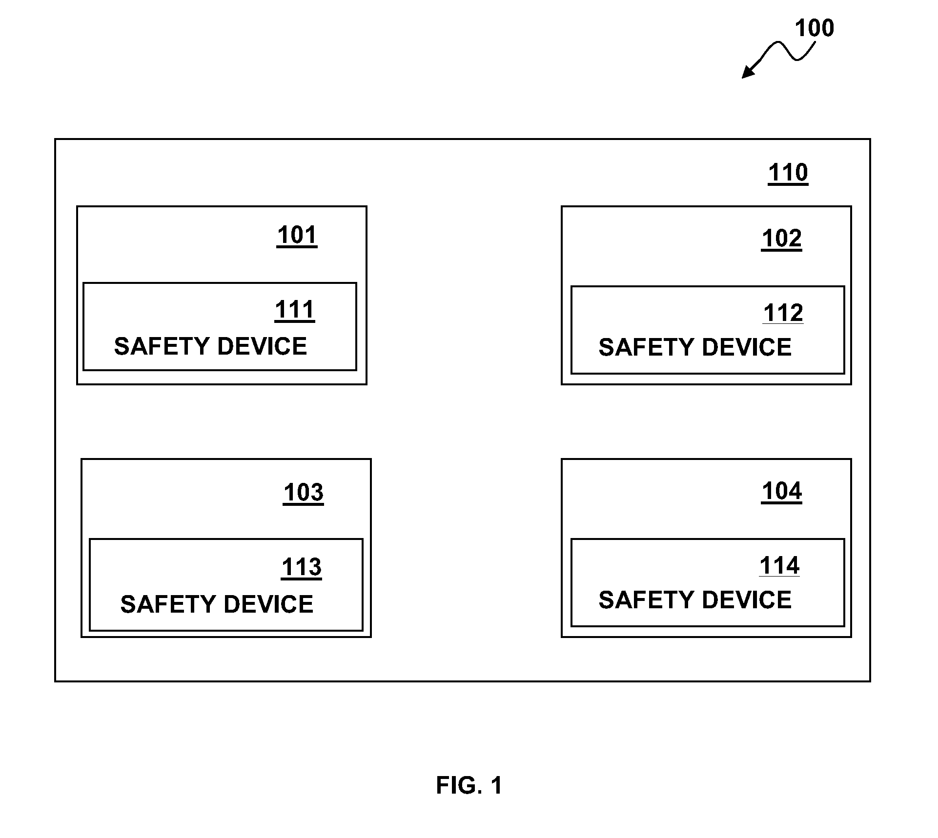 Safety system for vehicle tire blowout