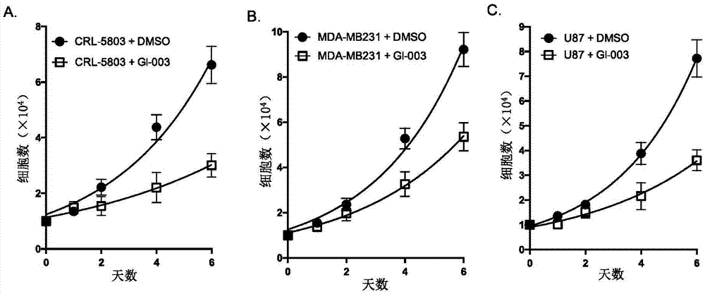 Anti-tumor glutaminase inhibitor, tumor angiogenesis inhibitor drug compound and application thereof