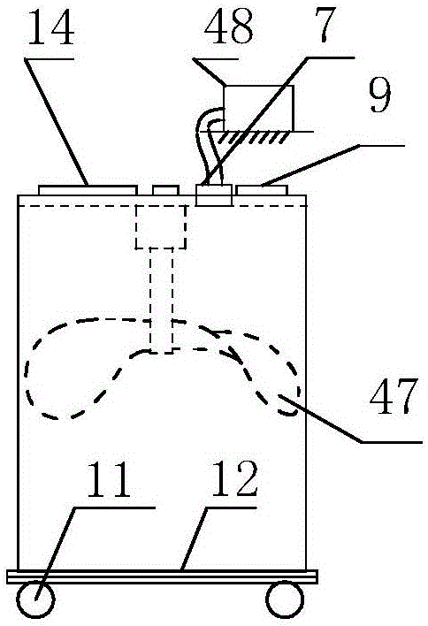 Flushing-free excrement and urine separating collecting and treatment system of public washroom