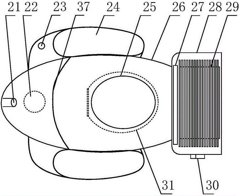 Flushing-free excrement and urine separating collecting and treatment system of public washroom