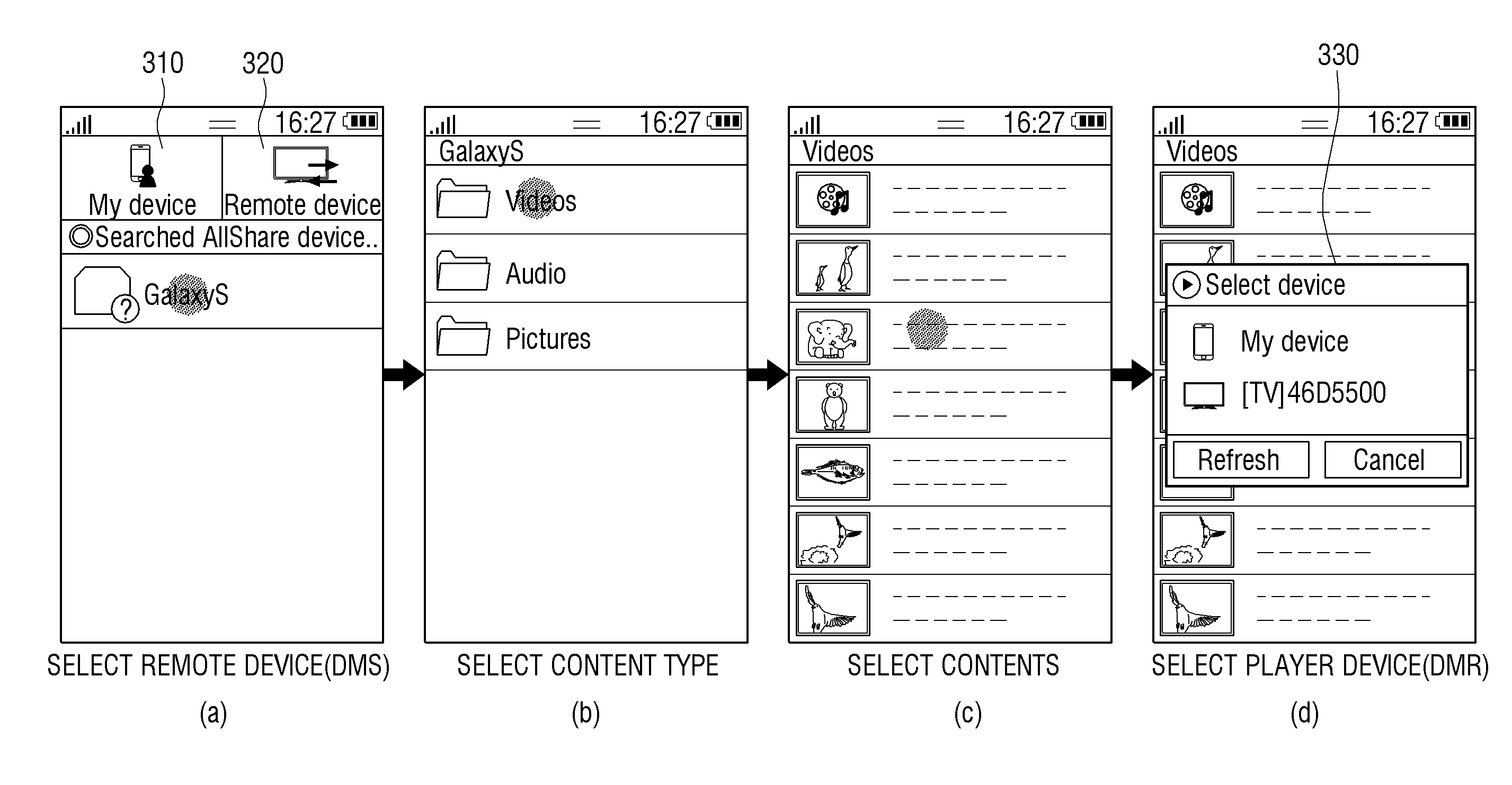 User terminal device and method for controlling a renderer thereof