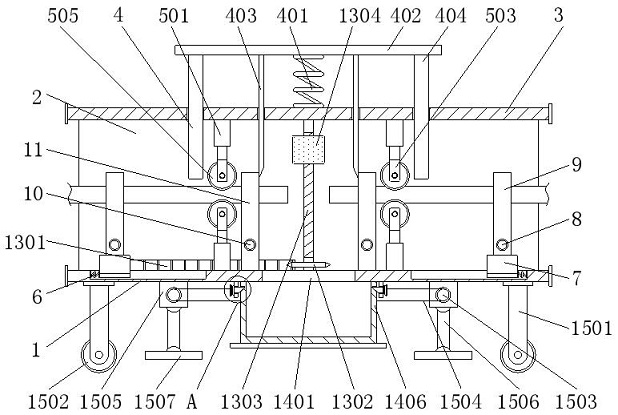 Cable cutting device for cable installation