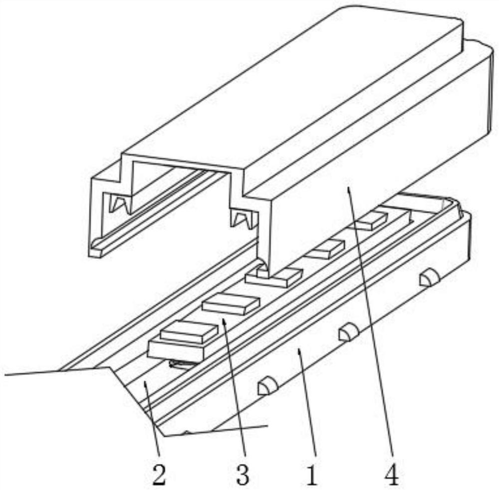 Isolation type LED packaging structure