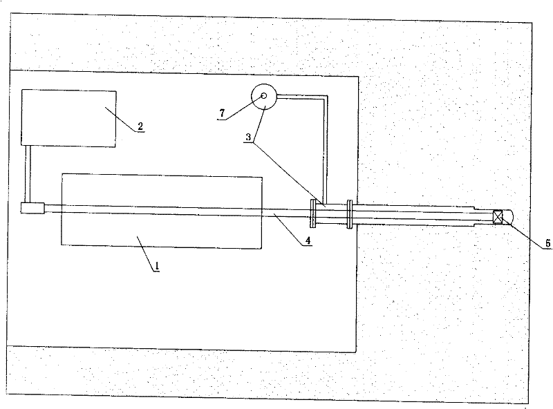 Wind pressure air drilling equipment in downhole soft outbursting coal bed and process matched therewith