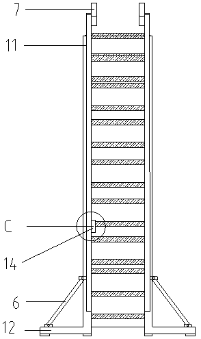 Inside and outside multipurpose ladder structure