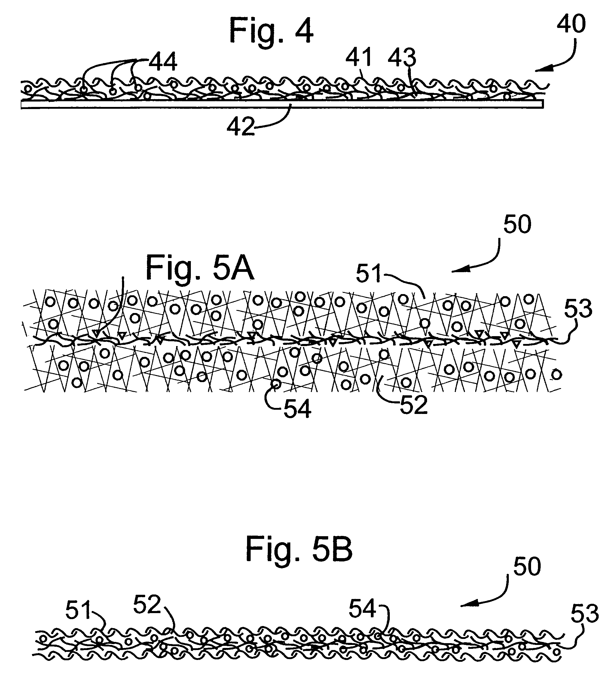 Absorbent pad for entrapping small and large particles, retaining liquids and eliminating odors