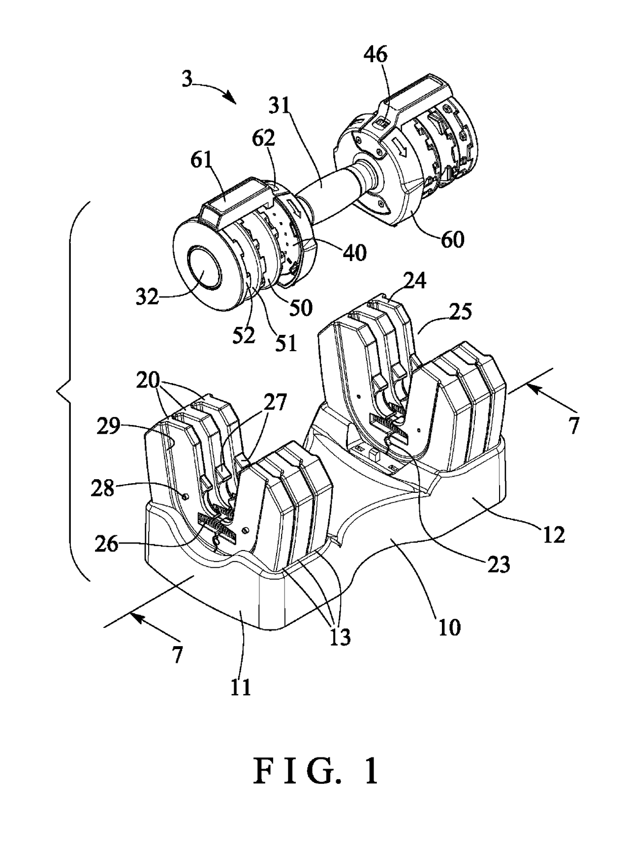 Adjustable exercise device