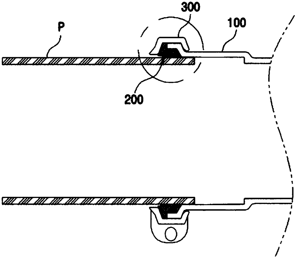 Pipe connection and assembly body