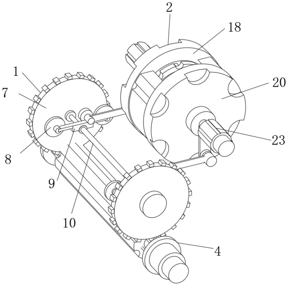 Disinfection device for departments of ultrasound