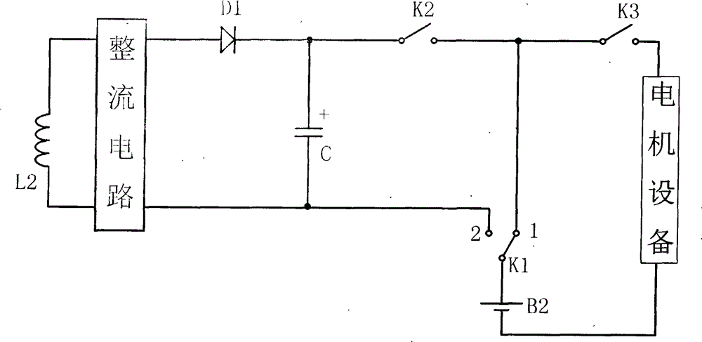 Auxiliary motor starting device on mobile platform during high load