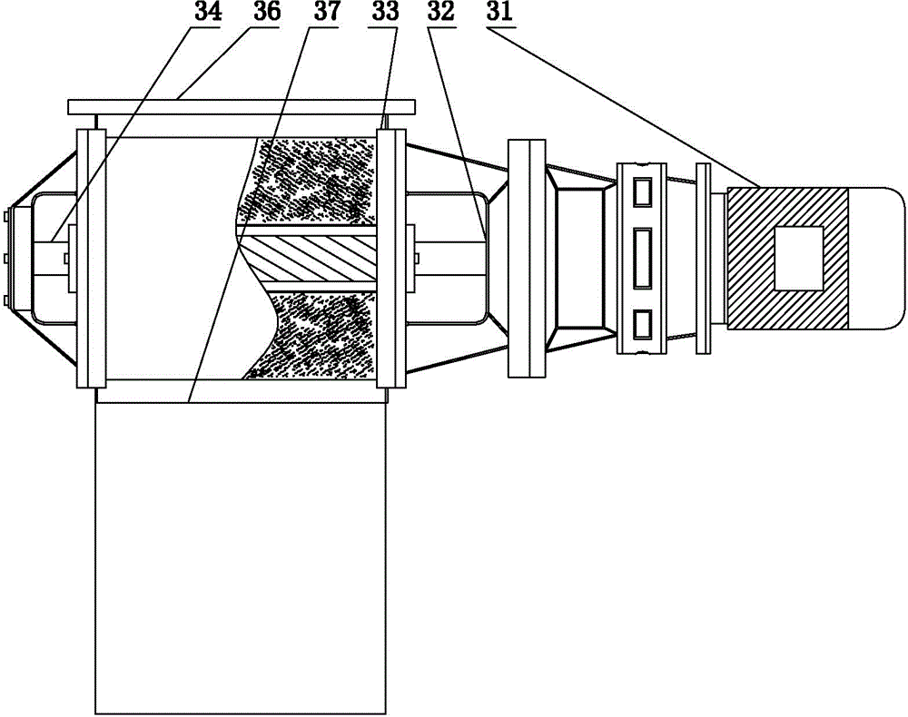 Continuous fermentation device for biscuit food