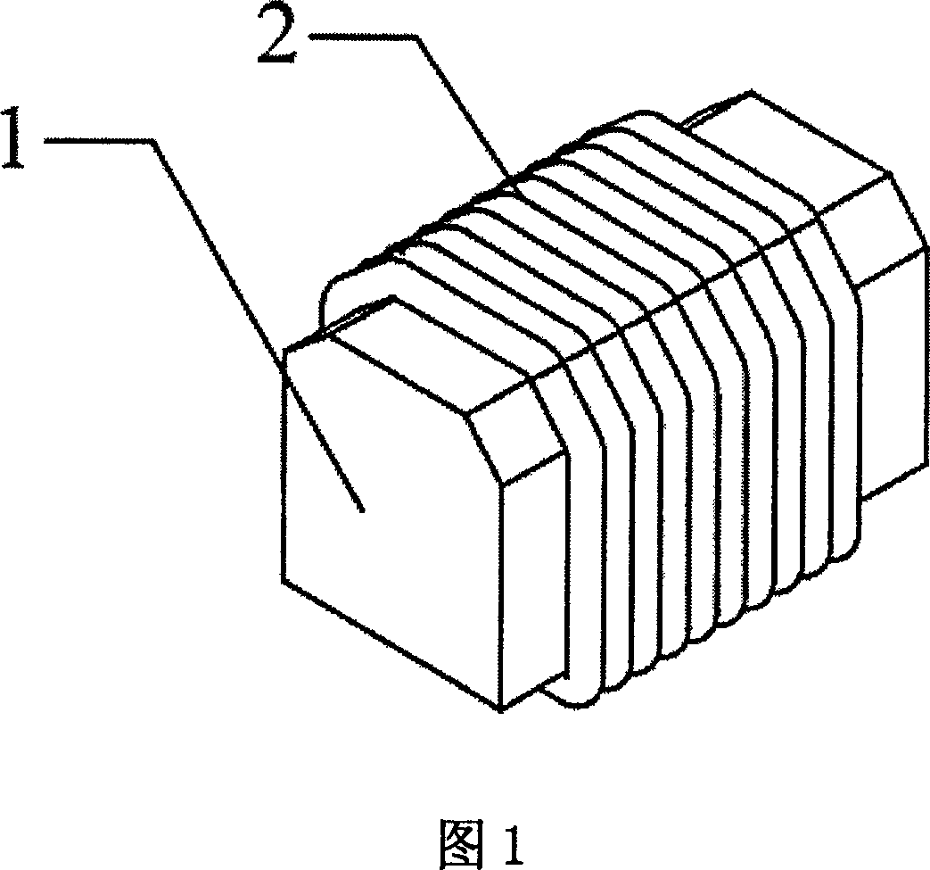 Coiling method for making nails