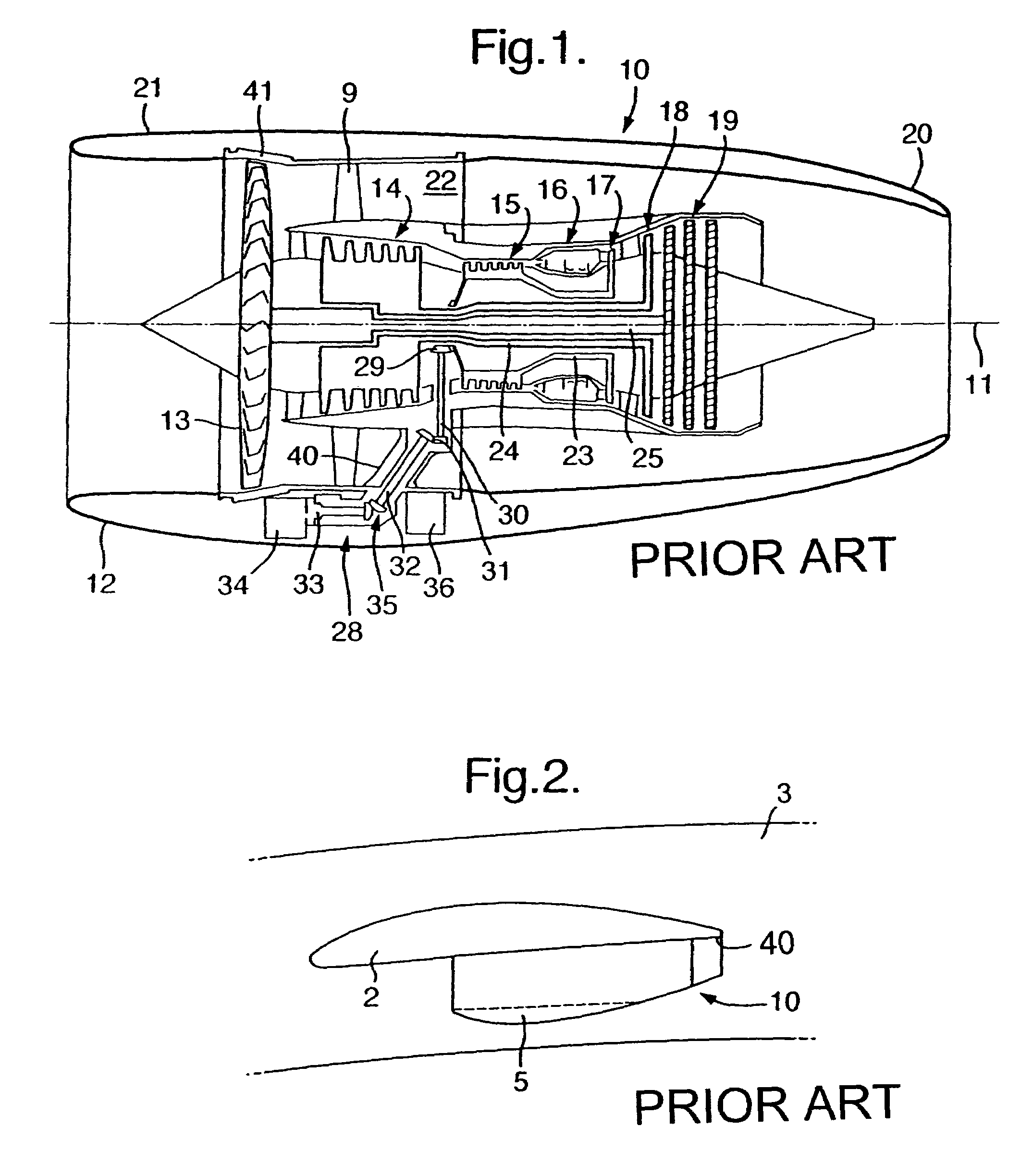 Aircraft engine arrangement