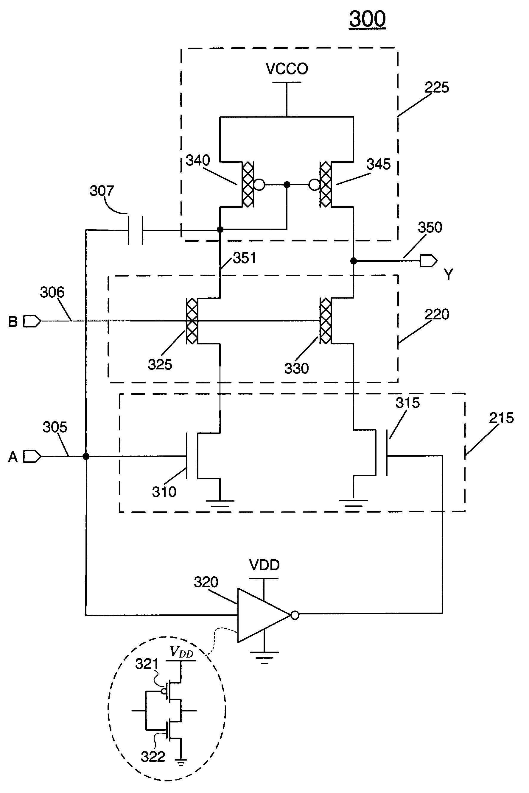 Voltage level shifter