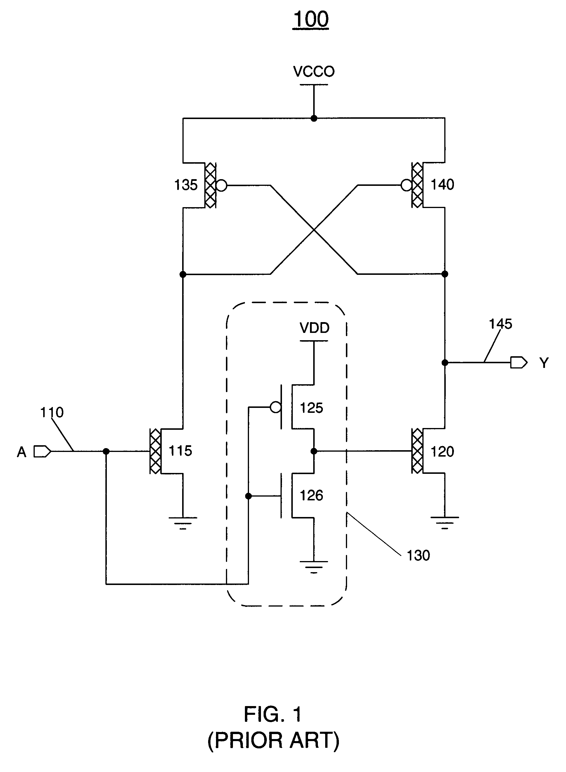 Voltage level shifter