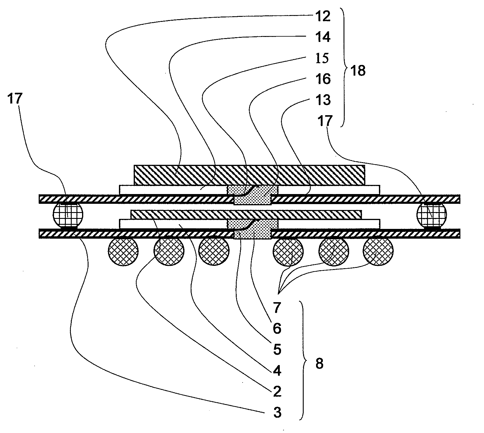 Semiconductor device including semiconductor chips with different thickness