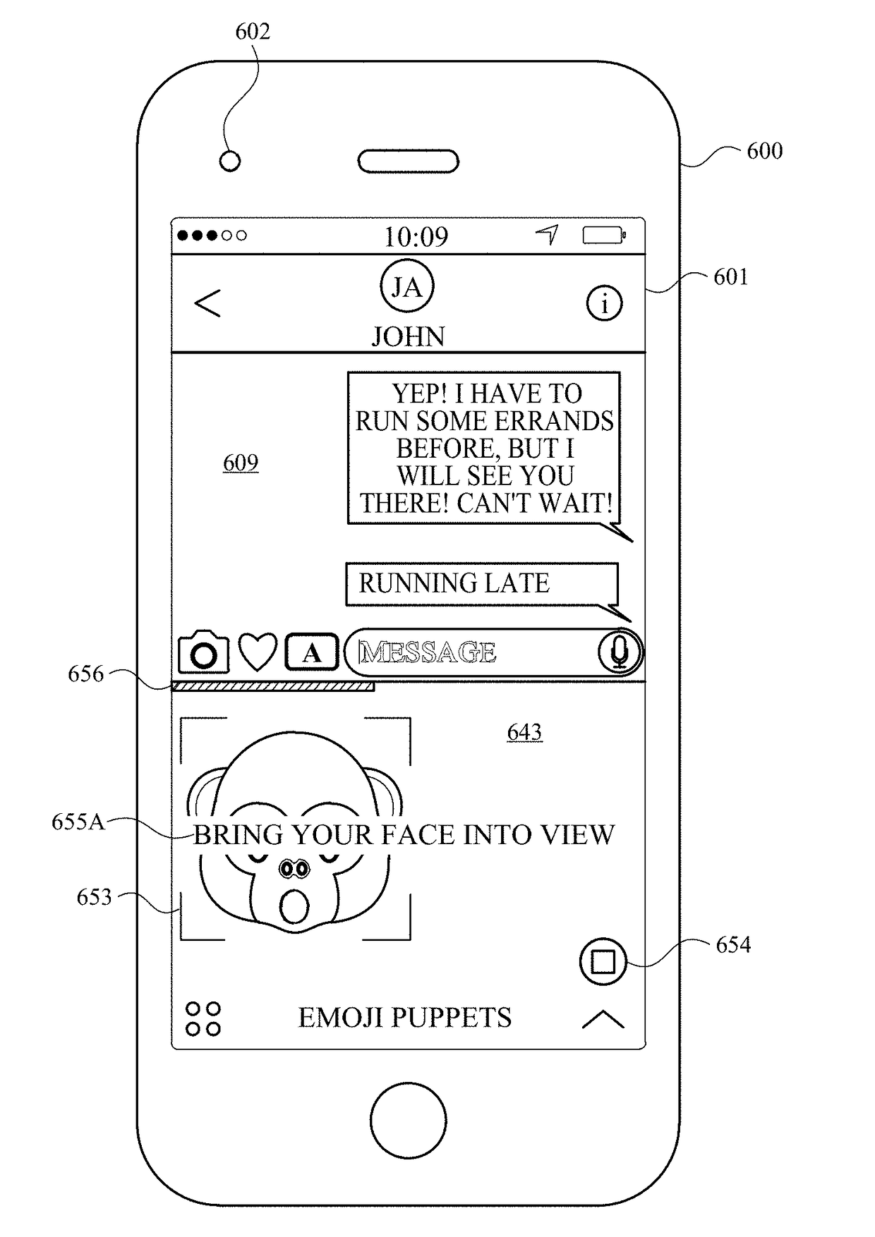 Emoji recording and sending