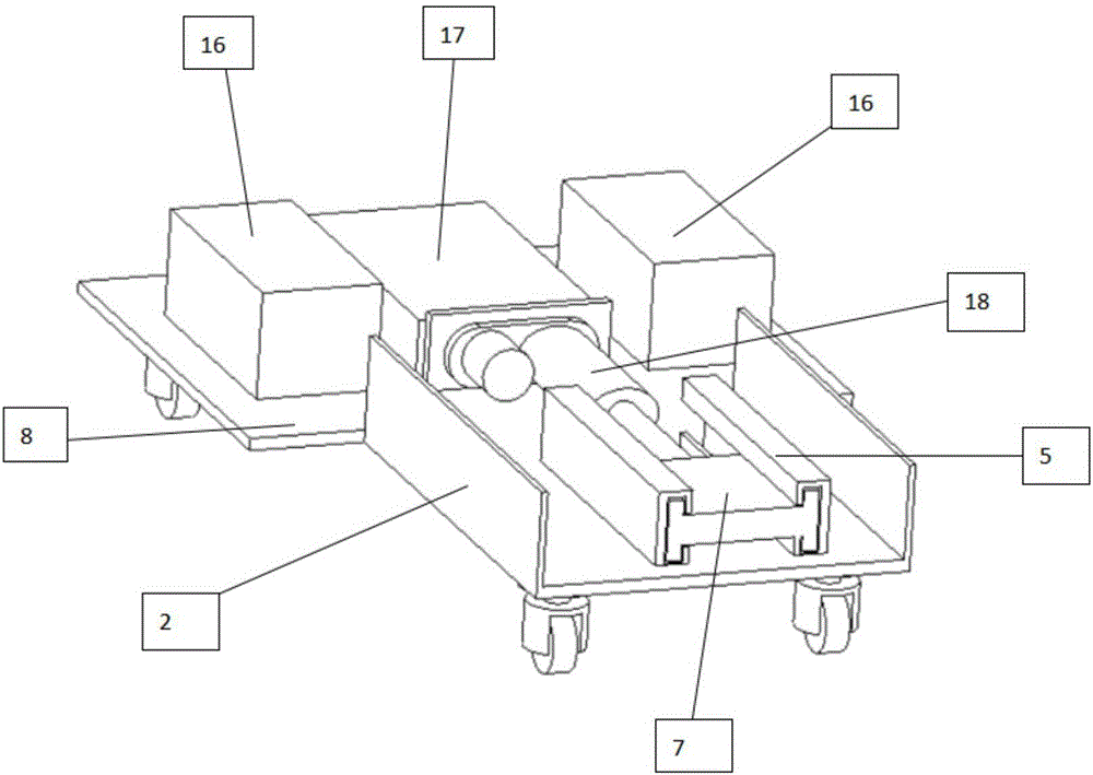 Automatic automotive nonskid chain installing device