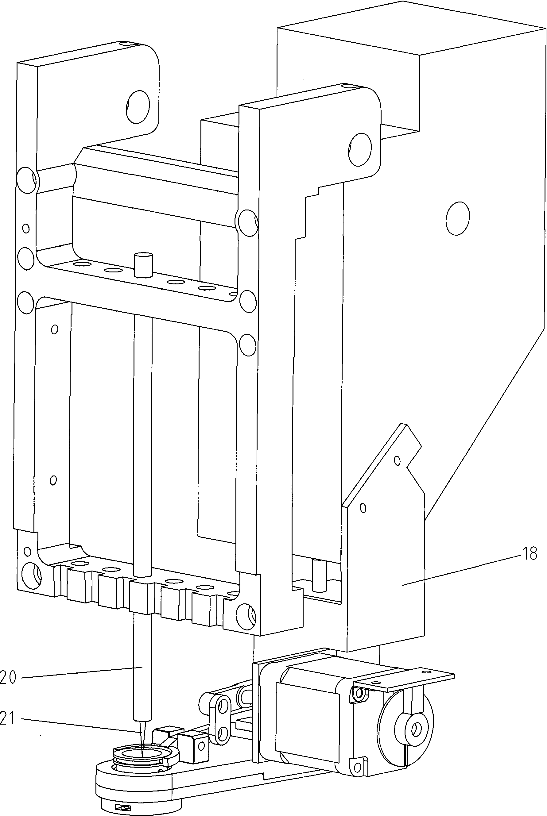 360-degree omnibearing additional towel embroidery device