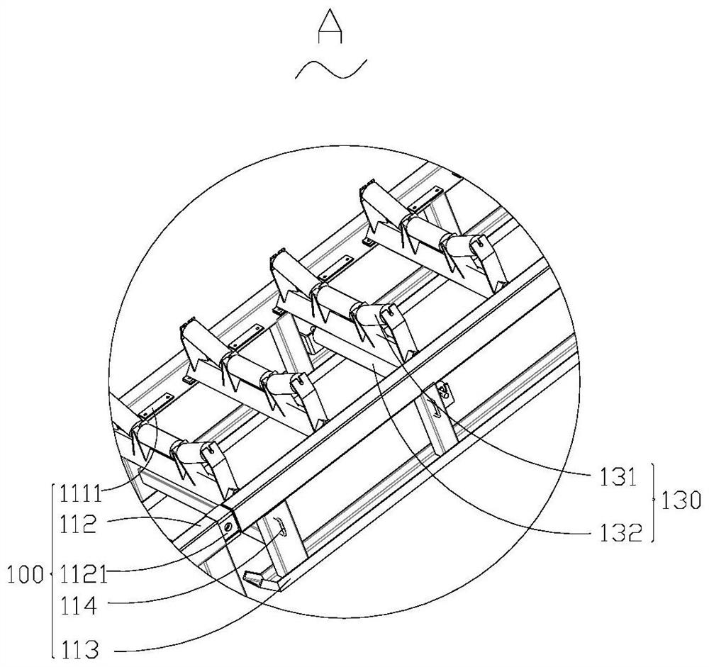 Integrated belt conveyor tail device for mining