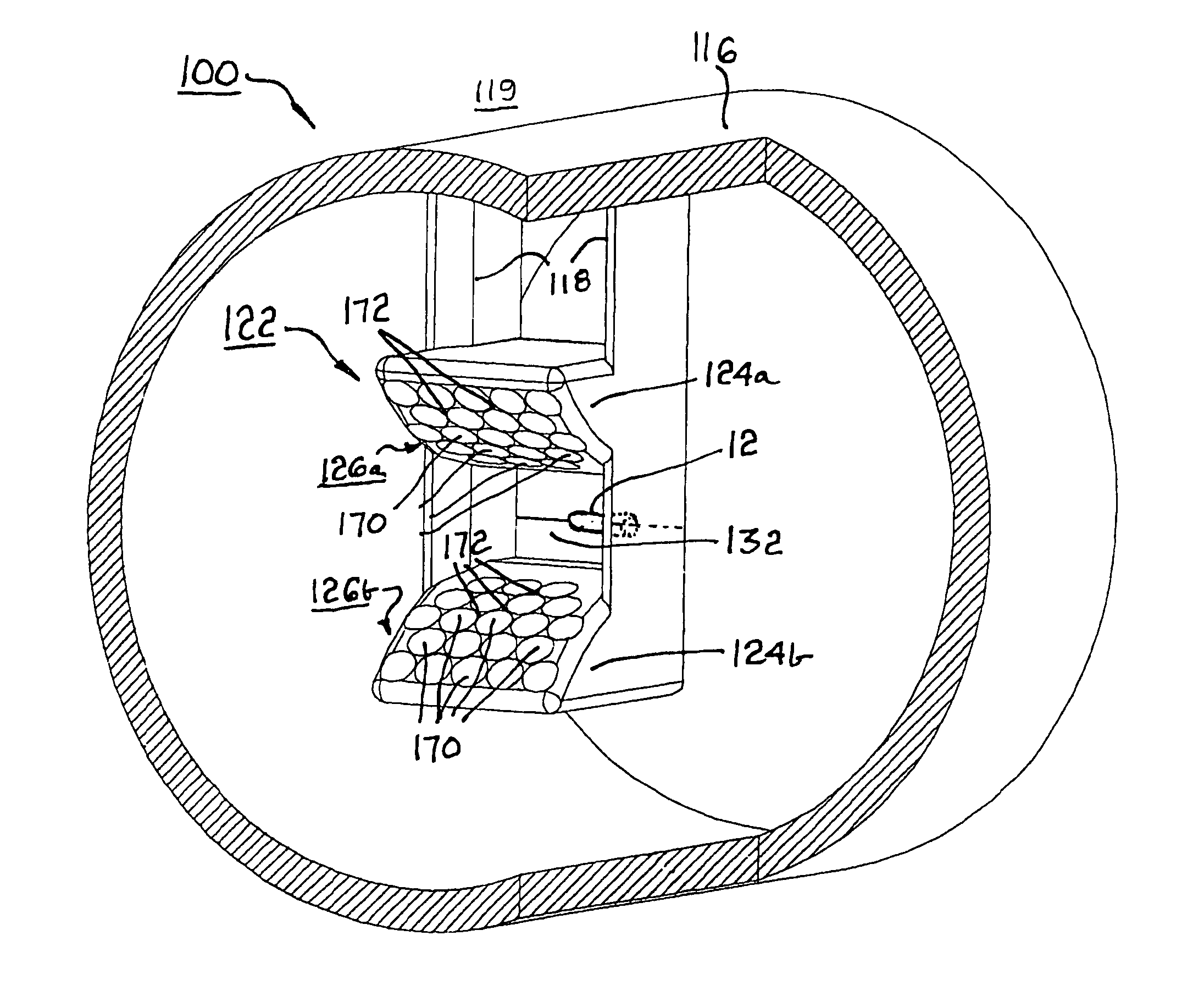 Air flow measurement system having reduced sensitivity to flow field changes