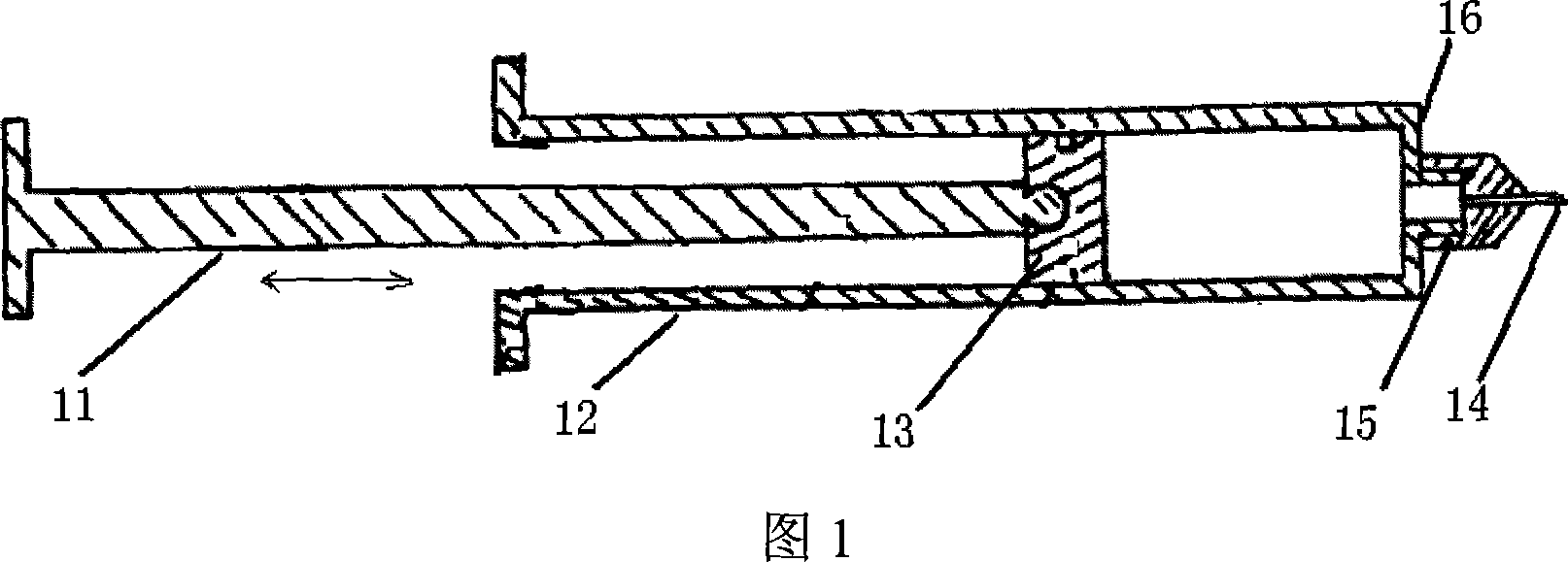 Disposable syringe and its usage