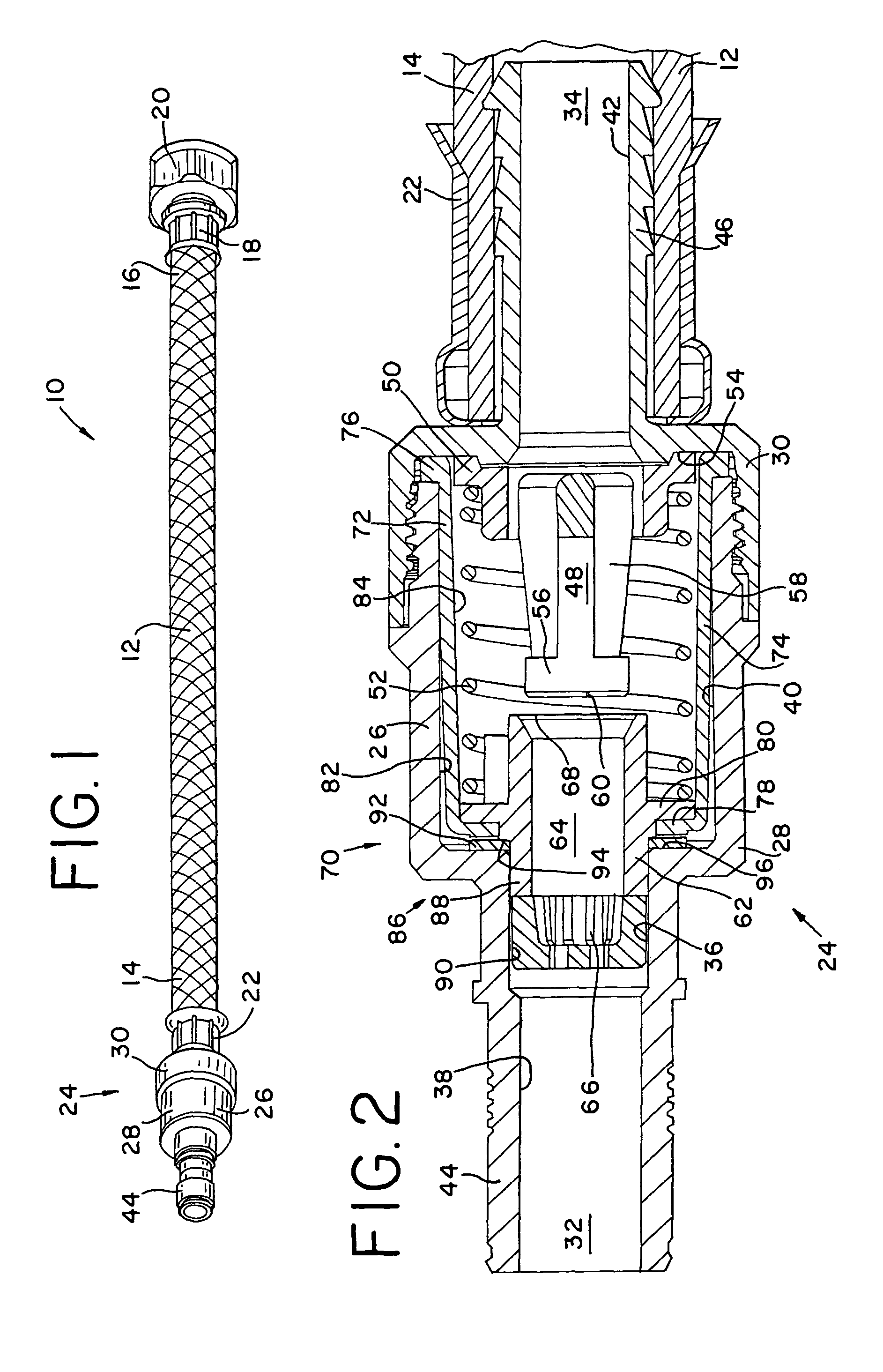 Excess flow shutoff