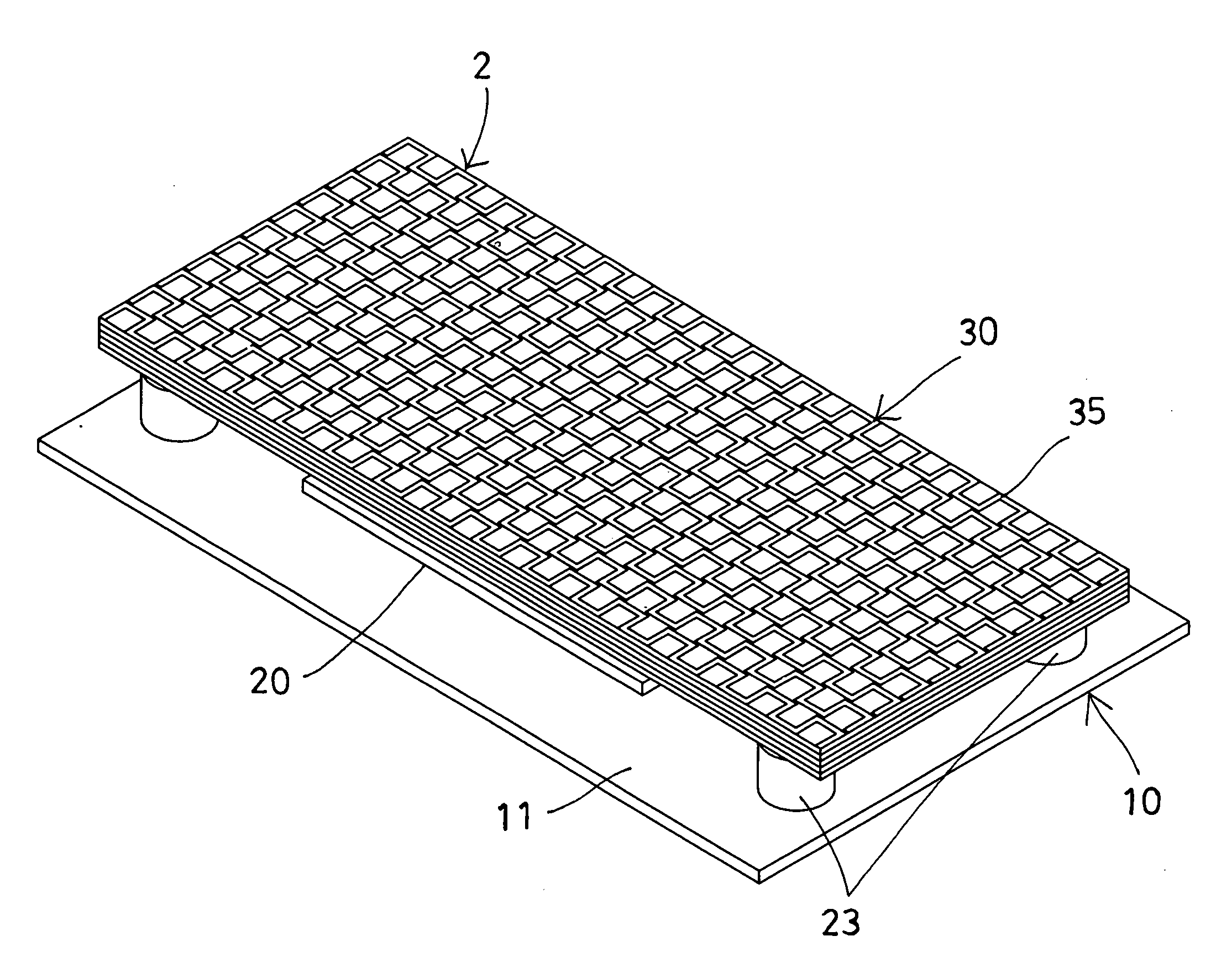 Antenna device having wave collector