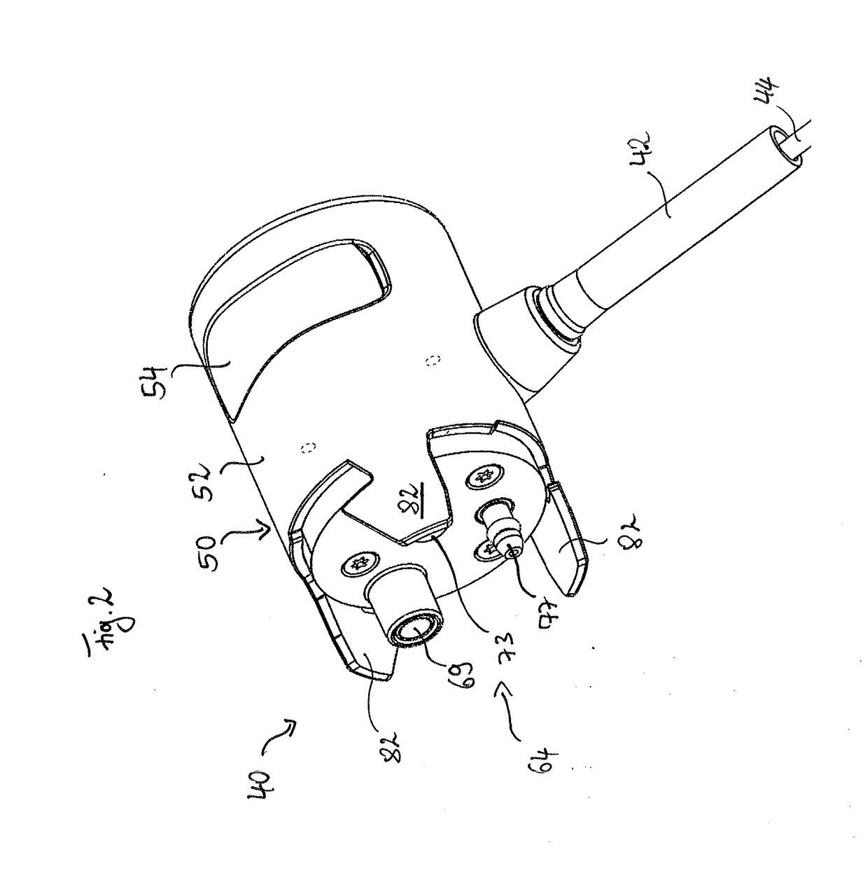 Powder-blasting device