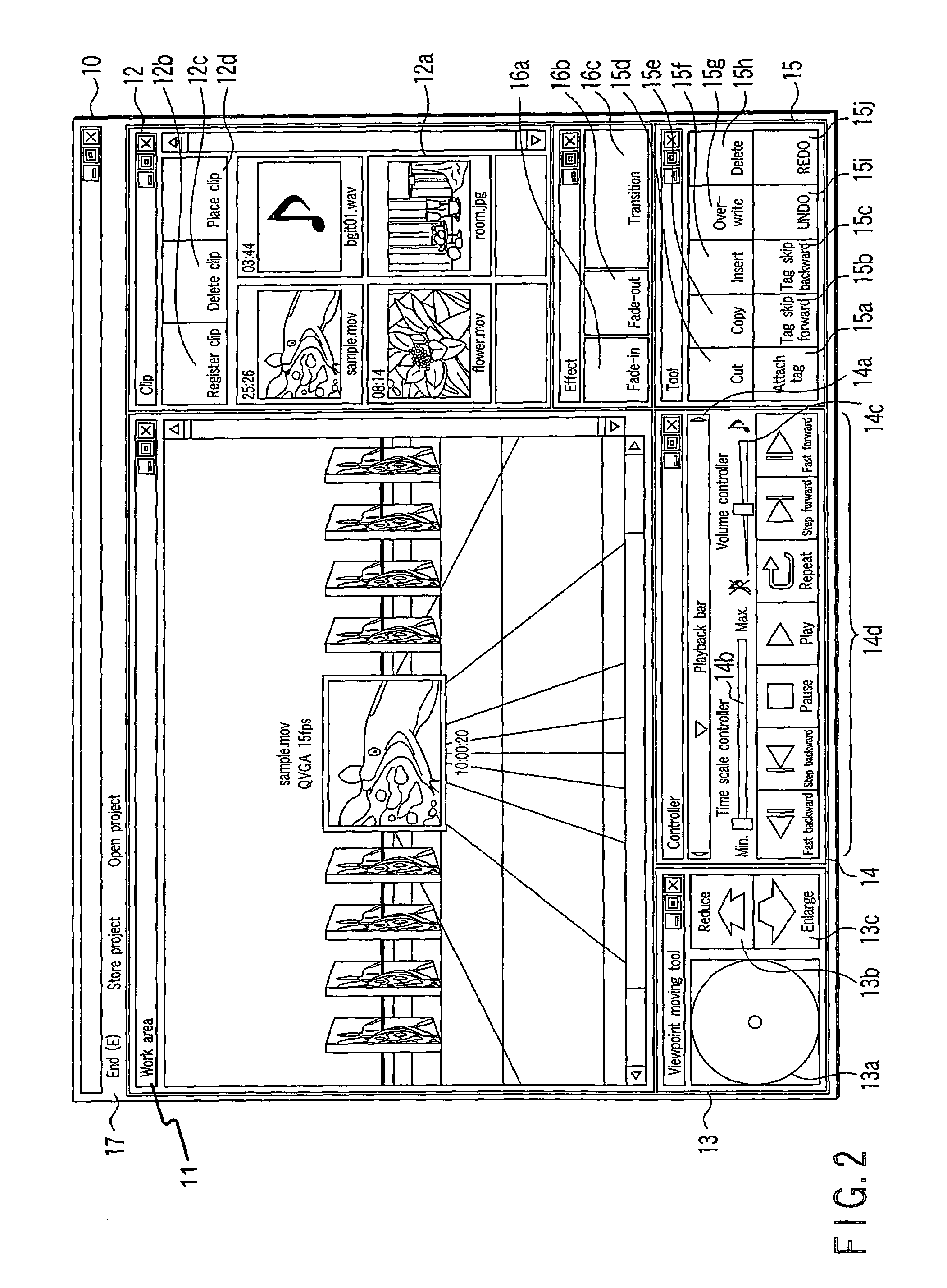 Data editing program, data editing method, data editing apparatus and storage medium