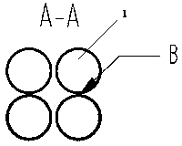 Double tubes for double-connected double-bag peritoneal dialysis