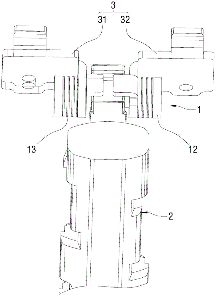 Rotary shaft assembly and displayer or television