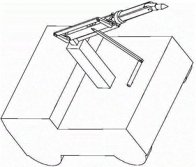 Method for performing welding construction by use of multi-DOF (Degree Of Freedom) controllable rocking arm type connecting rod mechanism