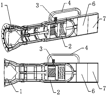 Single-side hole opener for plastic film