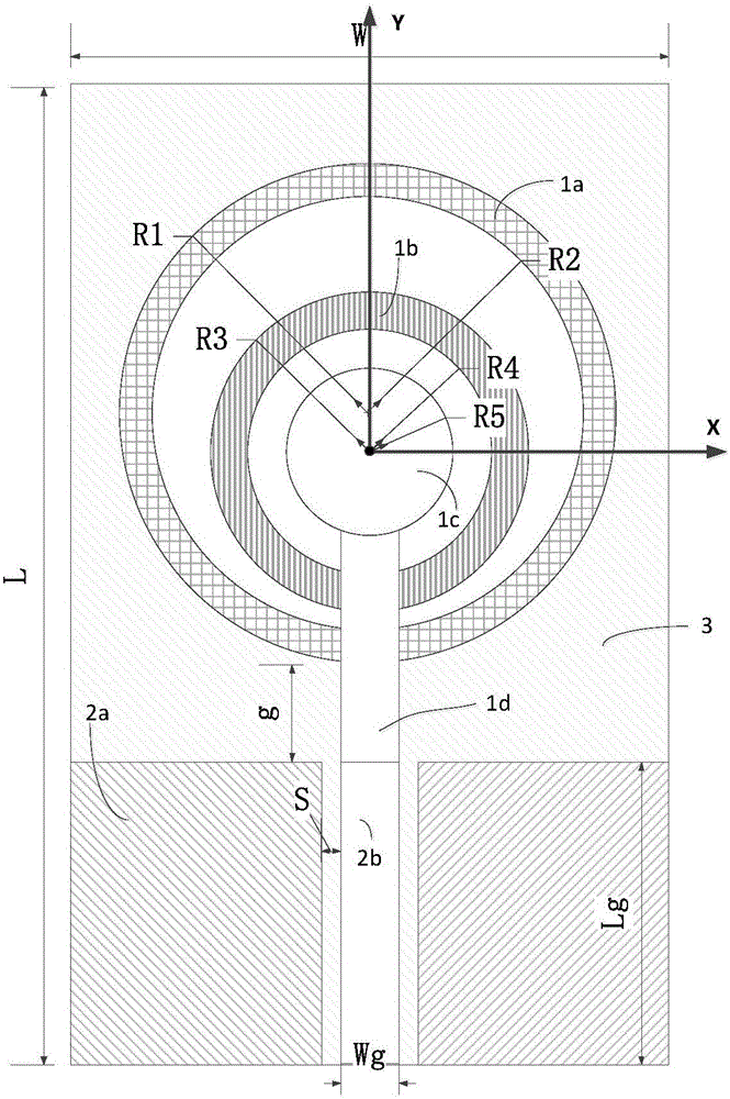 Three-frequency coplanar waveguide feed antenna applied to WLAN/WIMAX