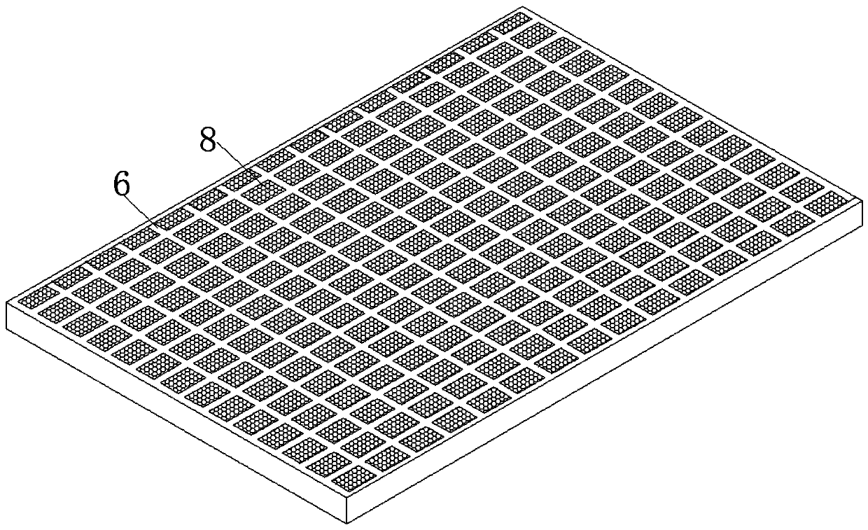 Environment-friendly permeable pavement with metal texture