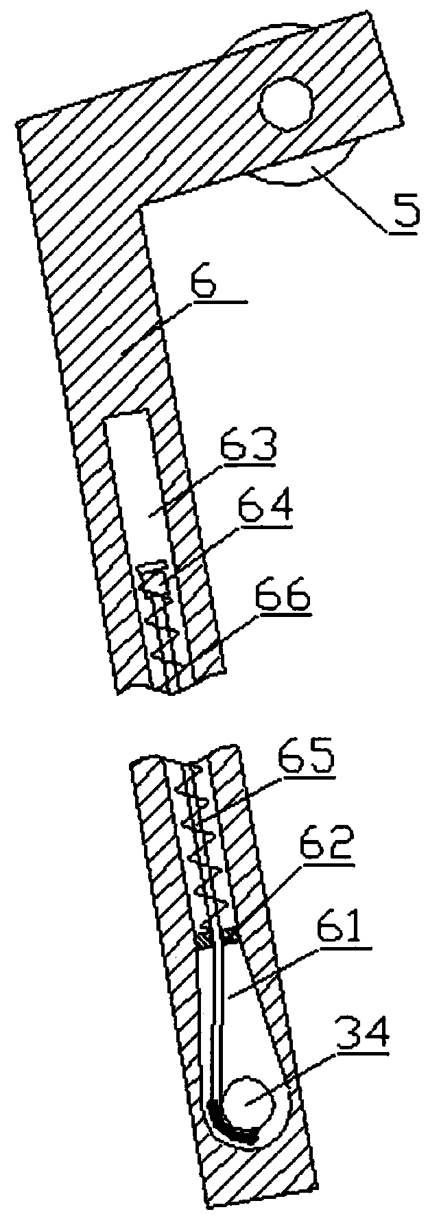 Gardening-purpose high branch shearing device