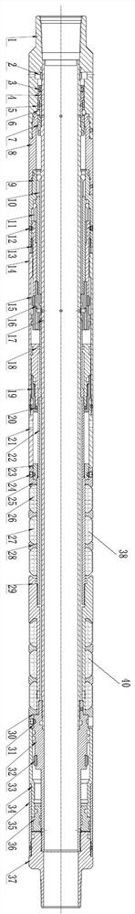 Hydraulic type double-seal sealing matching tool