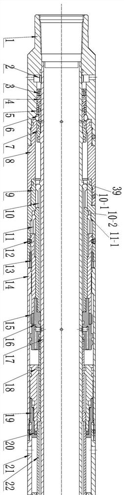 Hydraulic type double-seal sealing matching tool