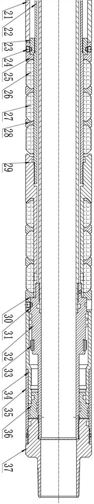 Hydraulic type double-seal sealing matching tool