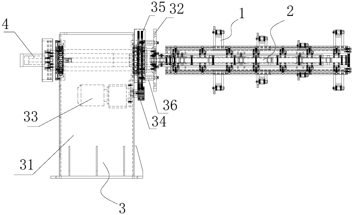 Single-shaft positioning machine clamp