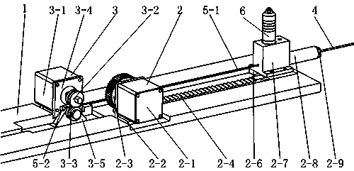 Electric rack-and-pinion-type prostate particle implanter