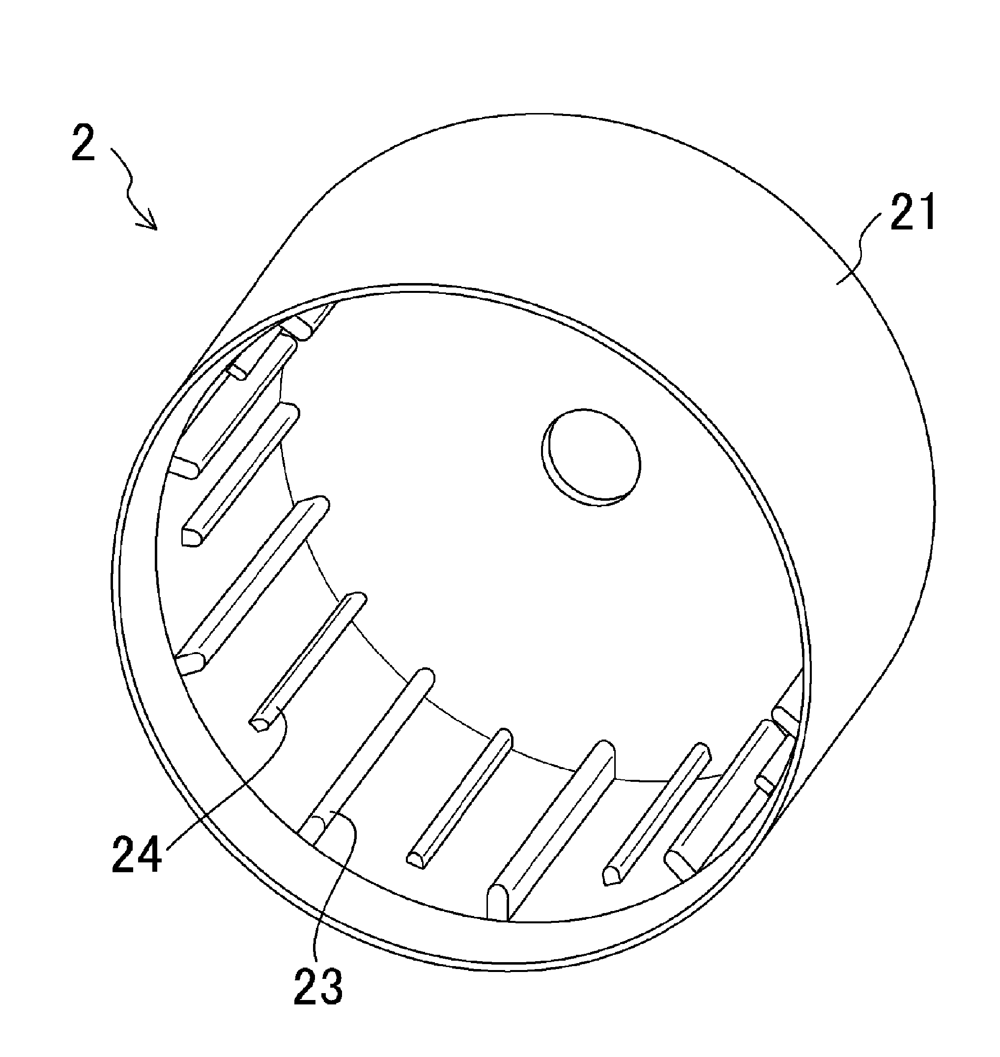 Blower impeller and blower