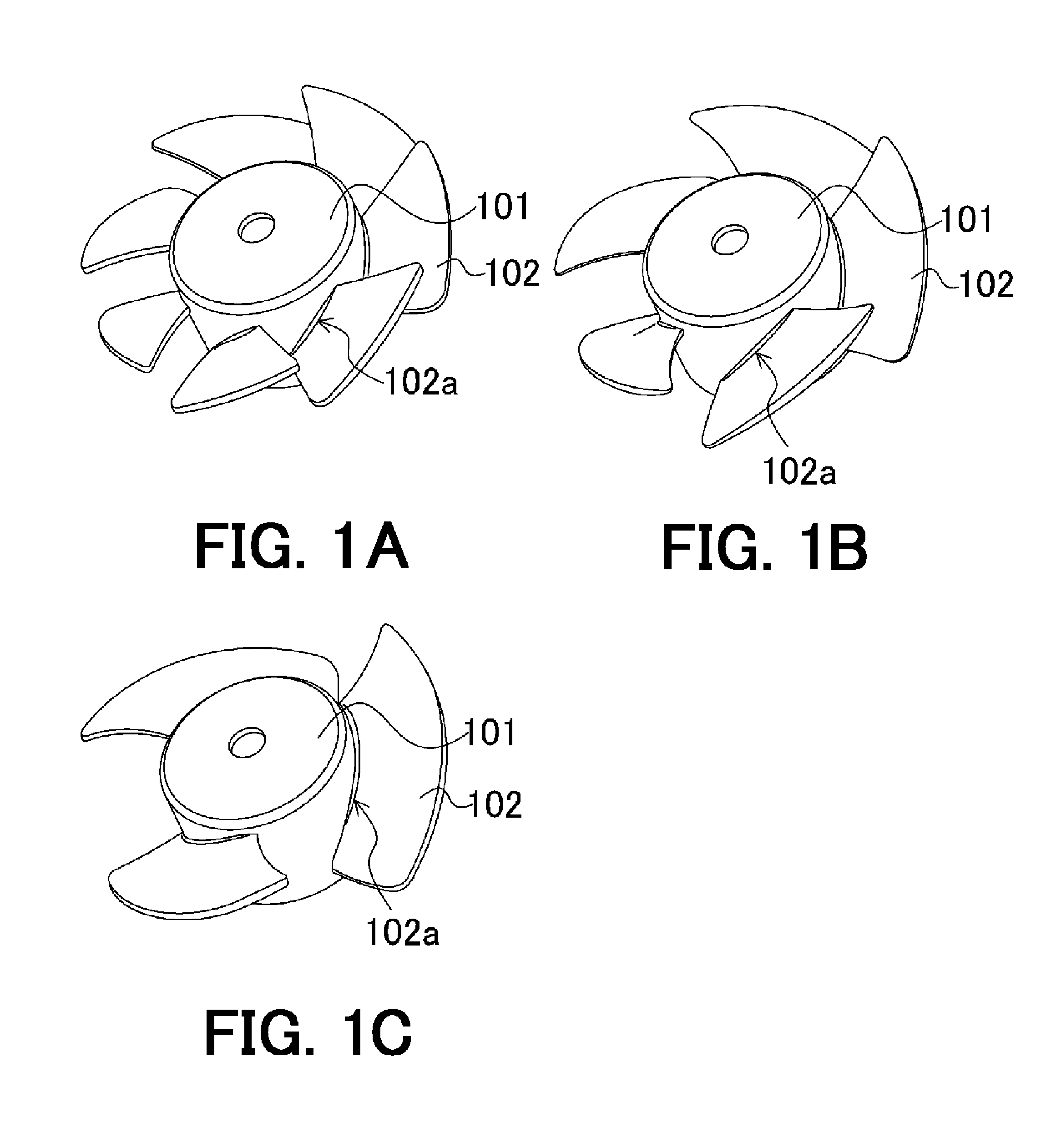 Blower impeller and blower