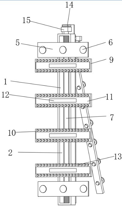 Photosensitive self-adjusting light-changing car lamp device of trailer