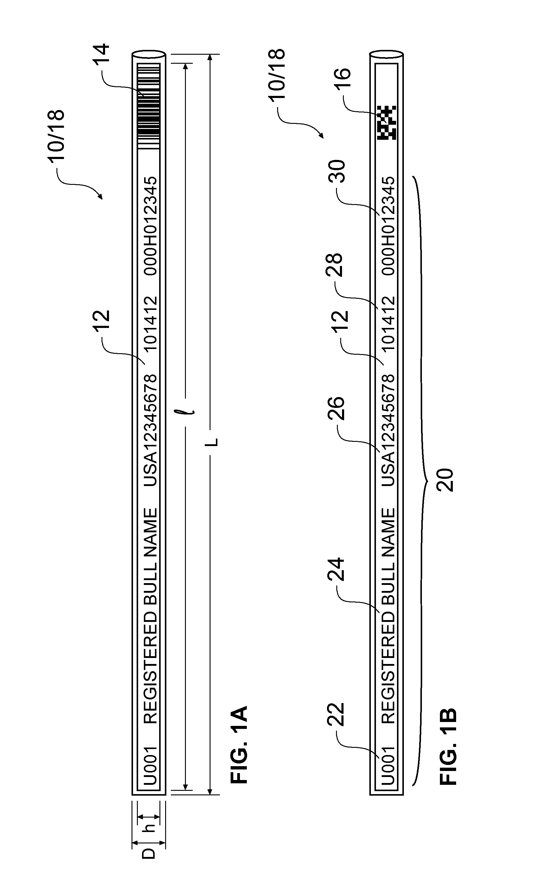 Two-dimensional bar codes in assisted reproductive technologies