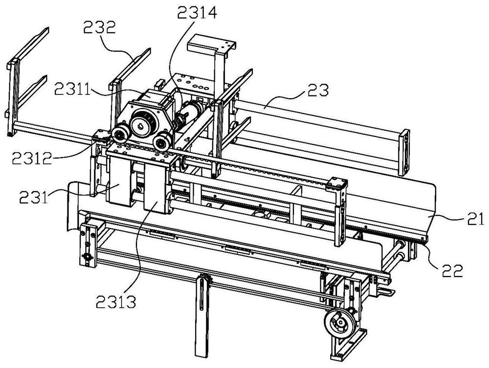 PLC circuit board conveying device and conveying method