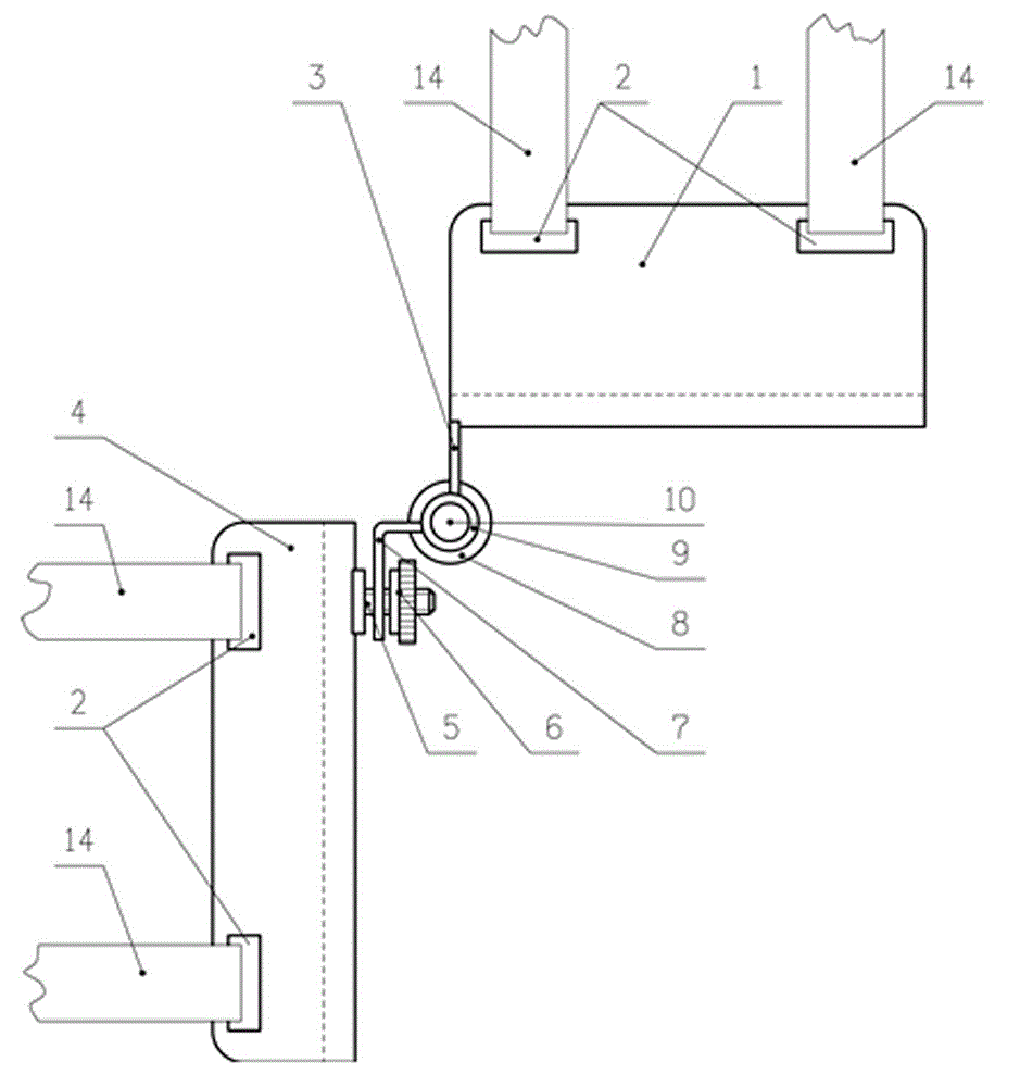 Auxiliary limiting device for knee joint operation